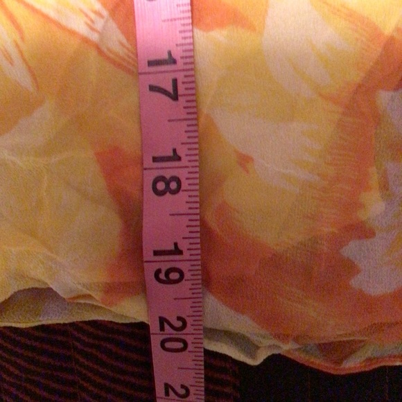 Womens Vintage New York City Design Co Floral Sheer with Lining Blouse - Picture 5 of 5